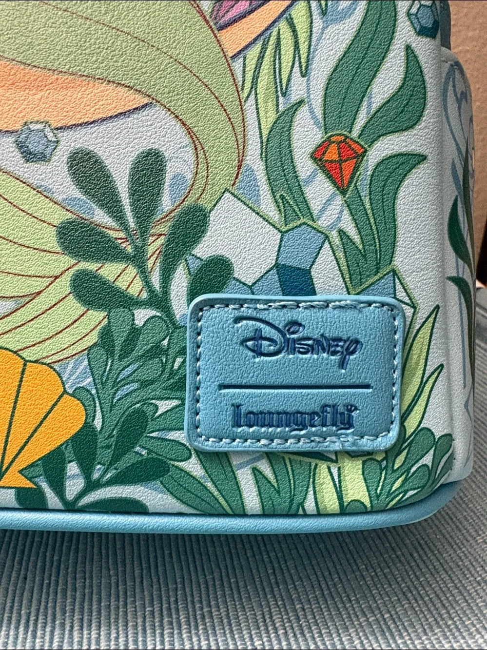 LOUNGEFLY Disney Ariel Mini Backpack — Aqua NWT🌸